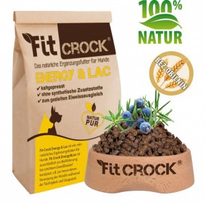 Lisované granule Fit-Crock Energy & Lac 3 kg