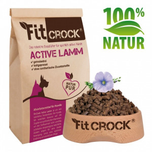 Lisované granule Fit-Crock Active Jahňacie