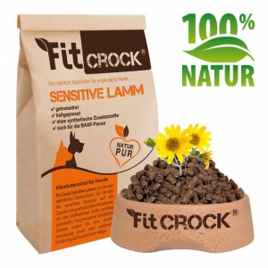 Lisované granule Fit-Crock Sensitive Jahňacie