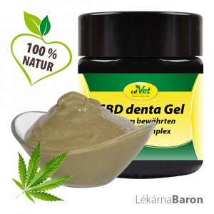 CBD gél na zuby pre psy - cdVet