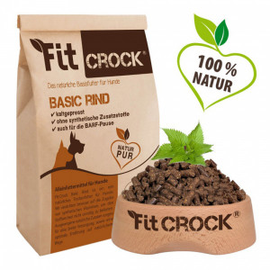 Lisované granule Fit-Crock Basic Hovädzie