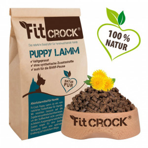 Lisované granule Fit-Crock Puppy Jahňacie