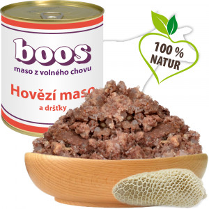 Konzerva BOOS - Hovädzie mäso a držky