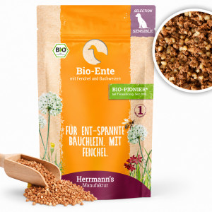 BIO kapsička - Kačacie mäso s feniklom a pohánkou 150 g