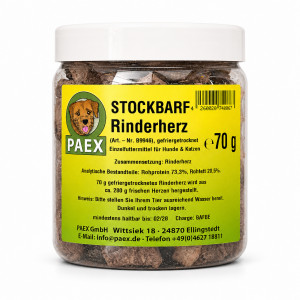 Hovädzie srdce, mrazom sušené 70 g