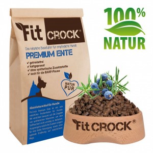 Lisované granule Fit-Crock Premium Kačacie